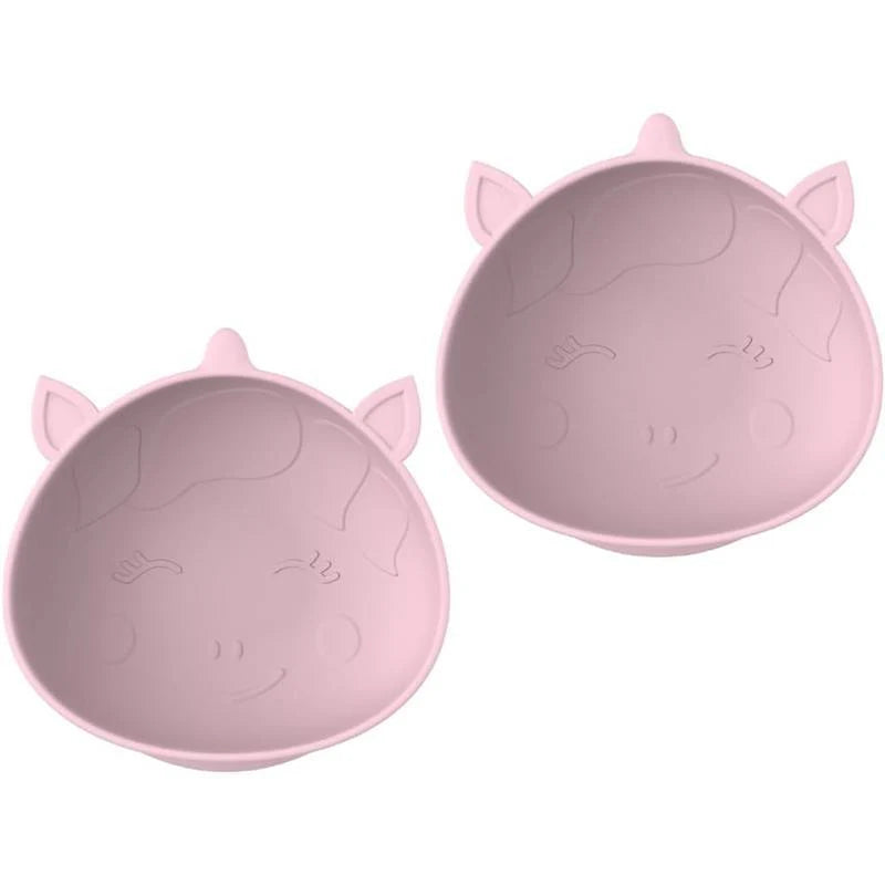 Pack de 2 Bowls de Silicona con Ventosa - Unicornio