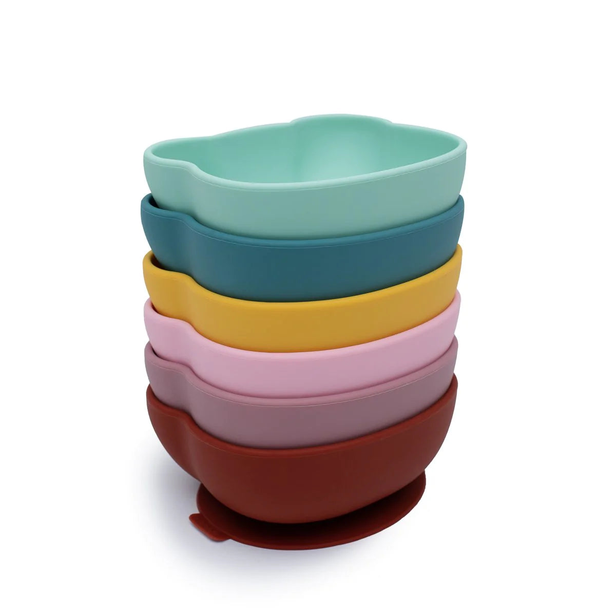 Bowl Oso con Ventosa y Tapa - Rosa Viejo