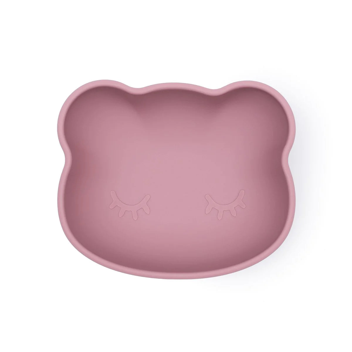 Bowl Oso con Ventosa y Tapa - Rosa Viejo