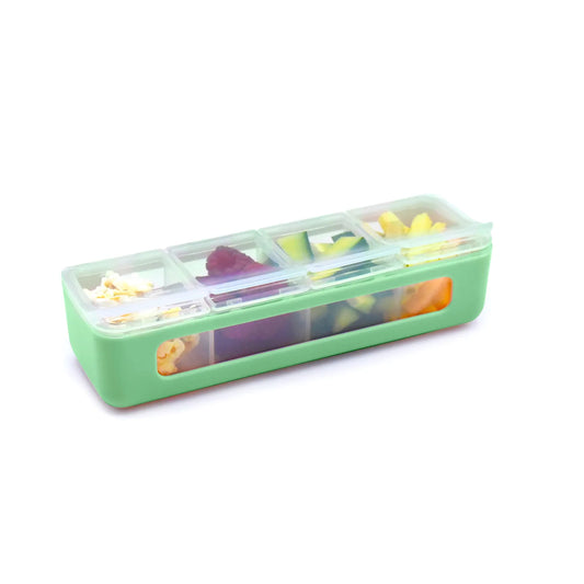 Contenedor de 4 Compartimentos - Menta