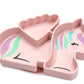 Plato de Silicona con Ventosa - Unicornio