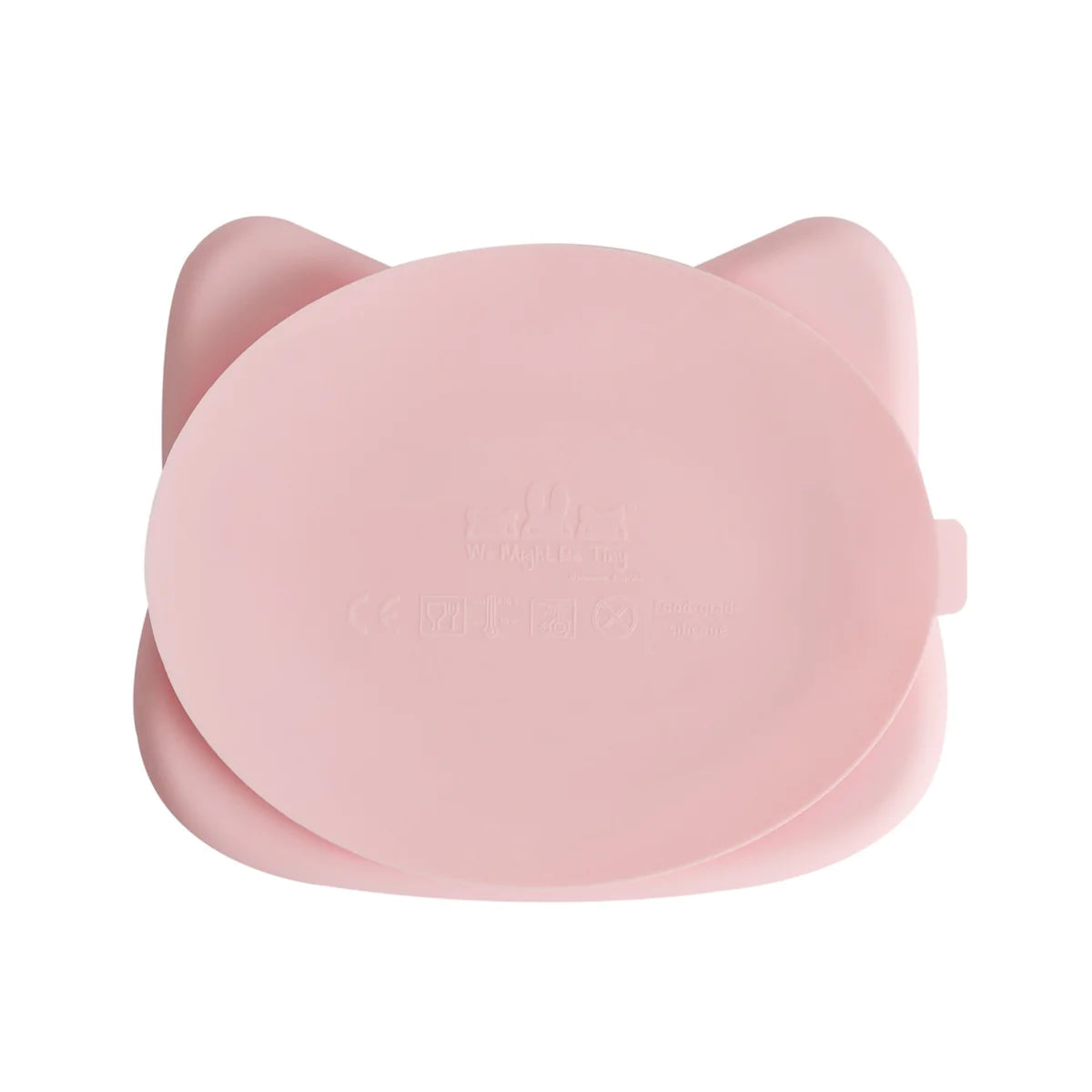 Plato con Ventosa - Gato Rosa Pastel