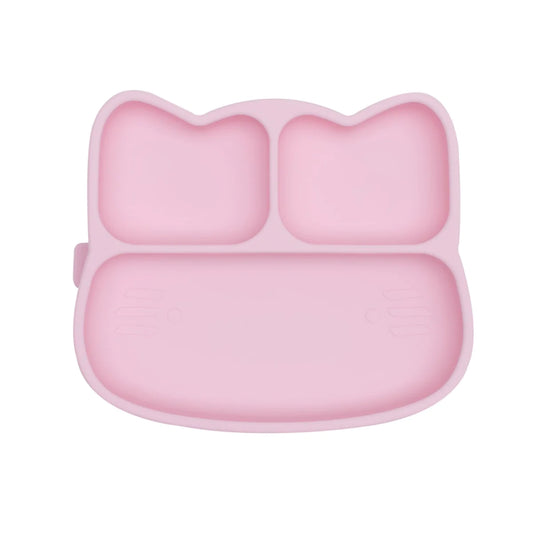Plato con Ventosa - Gato Rosa Pastel